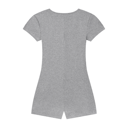 Women's Dual-Function Cape Tie-Waist Romper